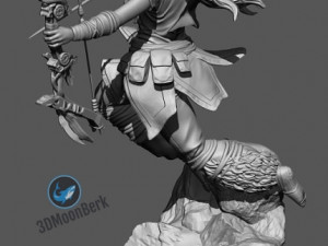 Aloy Horizon Zero Dawn 3D Print Model