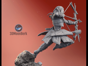 Aloy Horizon Zero Dawn 3D Print Model