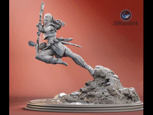 Aloy Horizon Zero Dawn 3D Print Model