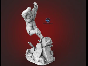 Hulk Rosso Modello di stampa 3D