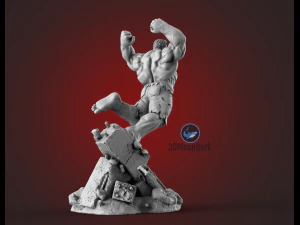 Hulk Rosso Modello di stampa 3D