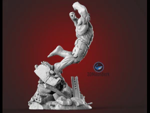 Hulk Rosso Modello di stampa 3D