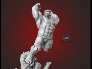 Hulk Rosso Modello di stampa 3D