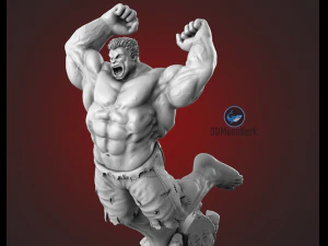Hulk Rosso Modello di stampa 3D