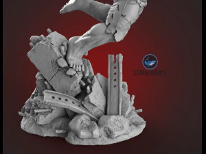 Hulk Rosso Modello di stampa 3D