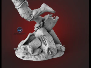 Hulk Rosso Modello di stampa 3D