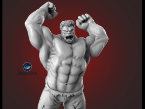 Red Hulk Modelo de impresión 3D