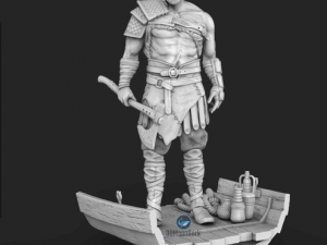 Kratos 3D Принт Модель