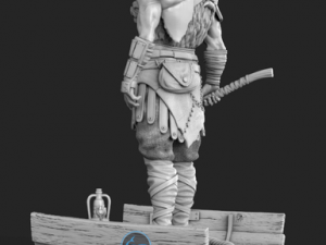 Kratos 3D Принт Модель