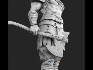 Kratos 3D Принт Модель