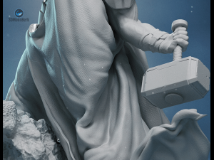King Thor 3D-printmodel