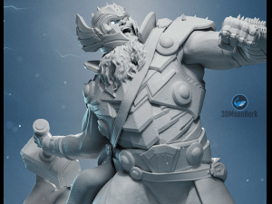 King Thor 3D-printmodel