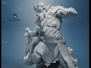 King Thor 3D-printmodel