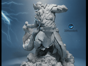 King Thor 3D-printmodel