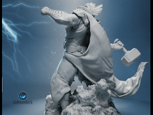 King Thor 3D-printmodel