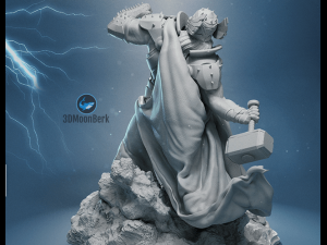 King Thor 3D-printmodel