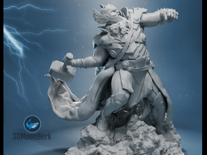 King Thor 3D-printmodel