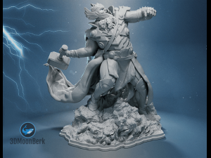 King Thor 3D-printmodel
