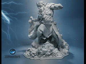 King Thor 3D-printmodel
