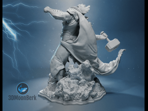 King Thor 3D-printmodel