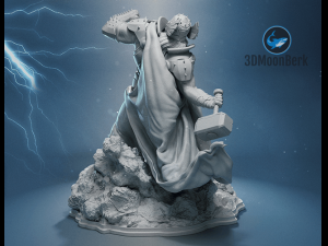 King Thor 3D-printmodel