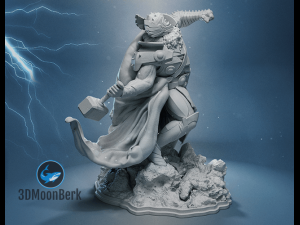 King Thor 3D-printmodel