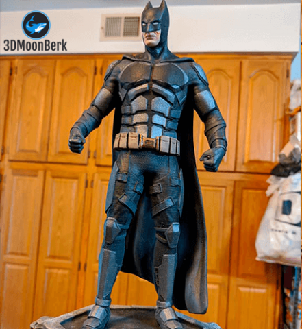 Batman Figure 3D Print Model .c4d .max .obj .3ds .fbx .stl .blend 