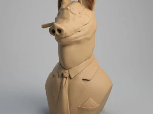 Herr Schwein 3D Druckmodell