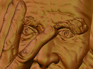 wooden wall art 3D Model
