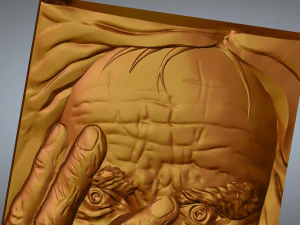 wooden wall art 3D Model