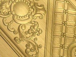 classic door Modelo 3D