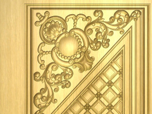 classic door Modelo 3D