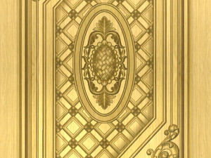 classic door Modelo 3D