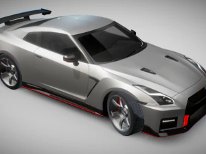nissan gt-r 3D Модель