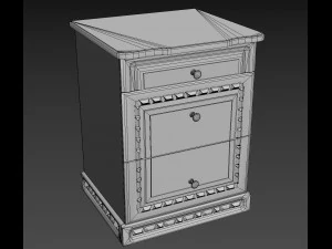 Nachttisch 3D Modell