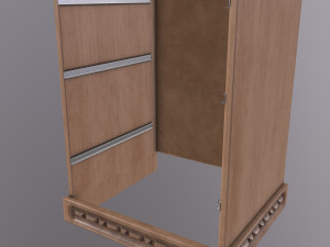 bedside table 3D Model