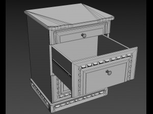 bedside table 3D Model