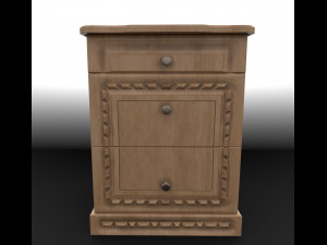 bedside table 3D Model