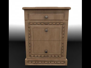 Nachttisch 3D Modell