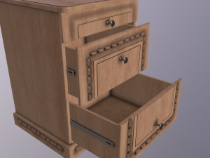 bedside table 3D Model