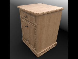 bedside table 3D Model