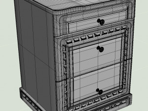 bedside table 3D Model