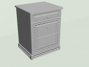 bedside table 3D Model