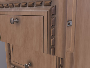 bedside table 3D Model