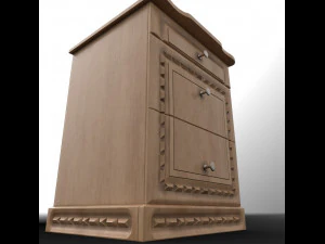 Nachttisch 3D Modell