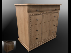 chest of drawers 3D Model