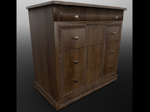 chest of drawers 3D Model
