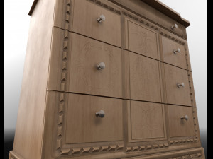 chest of drawers 3D Model