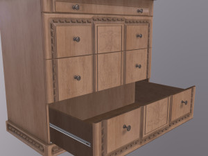 chest of drawers 3D Model