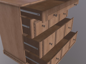 chest of drawers 3D Model